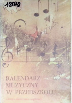 Kalendarz muzyczny w przedszkolu