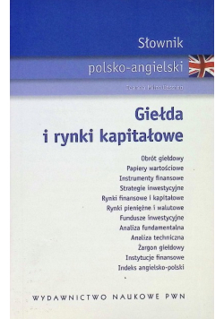 Słownik polsko angielski Giełda i rynki kapitałowe