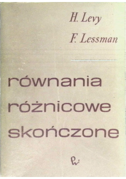 Równania różnicowe skończone