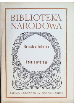 Poezje wybrane