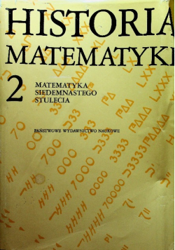 Historia matematyki Tom  2