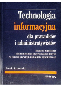 Technologia informacyjna dla prawników i administratywistów