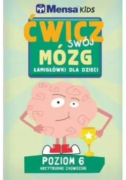 Mensa Kids Ćwicz swój mózg Łamigłówki dla dzieci Poziom 6 arcytrudne zagwozdki