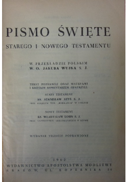Pismo Święte Starego i Nowego Testamentu