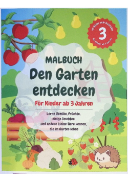 Malbuch: Den Garten entdecken