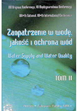 Zaopatrzenie w wodę Tom II