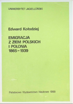 Emigracja z ziem Polskich i Polonia 1939 - 1965