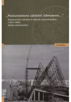 Postanowiono załatwić odmownie