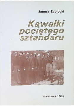 Kawałki pociętego sztandaru