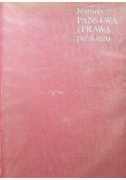 Historia państwa i prawa polskiego