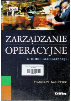 Zarządzanie Operacyjne w dobie globalizacji