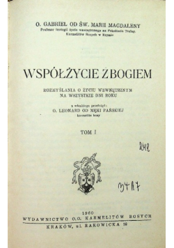 Współżycie z Bogiem Tom I