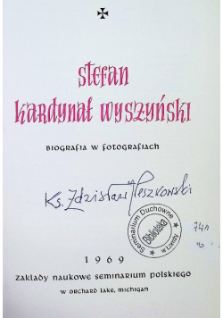 Stefan Kardynał Wyszyński Biografia w fotografiach