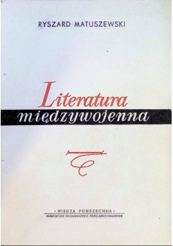 Literatura międzywojenna