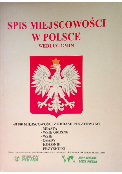Spis miejscowości w Polsce według gmin