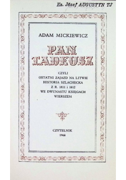 Pan Tadeusz