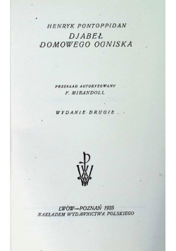 Djabeł domowego ogniska, 1925 r.