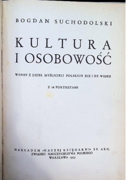 Kultura i osobowość 1935 r.