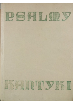 Psalmy kantyki
