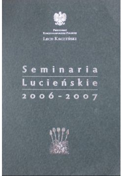 Seminaria Lucieńskie 2006-2007