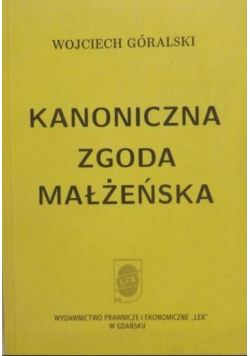 Kanoniczna zgoda małżeńska