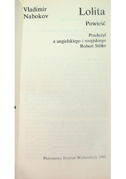 Lolita powieść