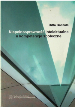 Niepełnosprawność intelektualna a kompetencje społeczne