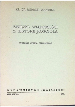 Zwięzłe wiadomości z historii Kościoła
