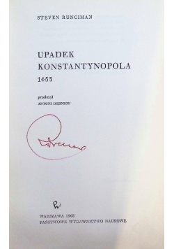 Upadek Konstantynopola 1453