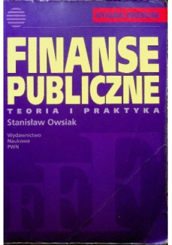 Finanse publiczne Teoria i praktyka