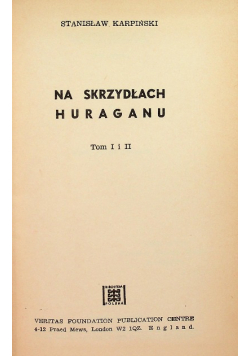 Na skrzydłach Huraganu Tom 1 i 2