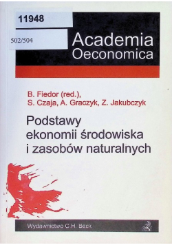 Podstawy ekonomii środowiska i zasobów naturalnych