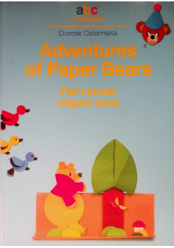 Adventures of Paper Bears. Flat circular origami