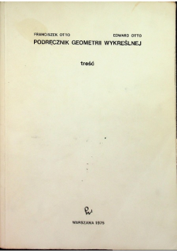 Podręcznik geometrii wykreślnej