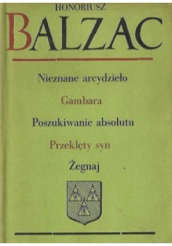 Nieznane arcydzieło Gambara Poszukiwanie absolutu Przeklęty syn Żegnaj