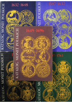 Katalog Monet Polskich Tom I do V