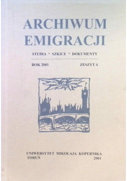 Archiwum Emigracji Zeszyt 4