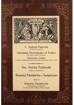 Kazania niedzielne i świąteczne Tom 3