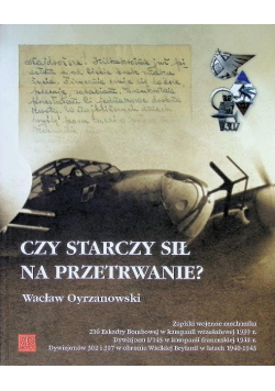 Czy starczy sił na przetrwanie
