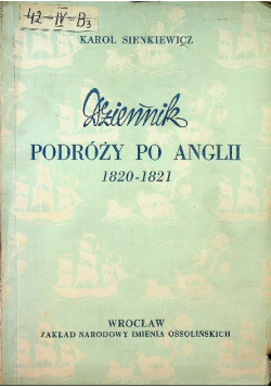Dziennik Podróży po Anglii