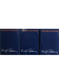 Historia filozofii Tom I do III