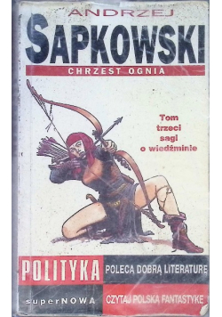 Wiedzmin Tom 3 Chrzest ognia