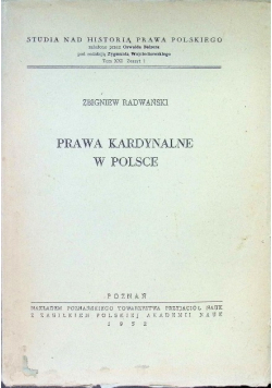 Prawa kardynalne w Polsce