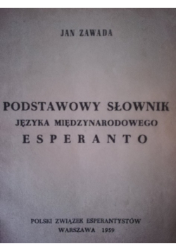 Podstawowy słownik języka międzynarodowego Esperanto