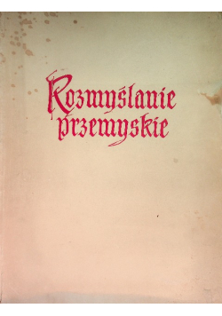 Rozmyślanie o żywocie Pana Jezusa