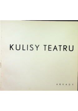 Kulisy teatru