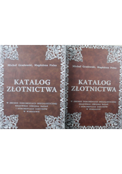Katalog złotnictwa Tom I i II