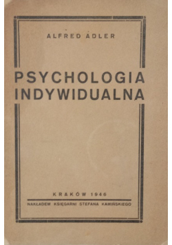 Psychologia indywidualna 1946r.