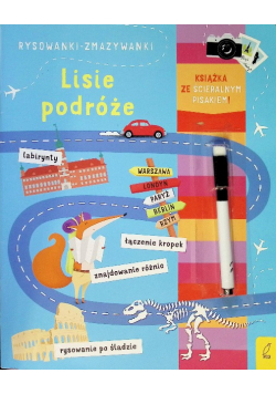 Rysowanki-zmazywanki lisie podróżę