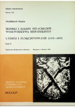 Sejmiki i zjazdy szlacheckie województwa sieradzkiego